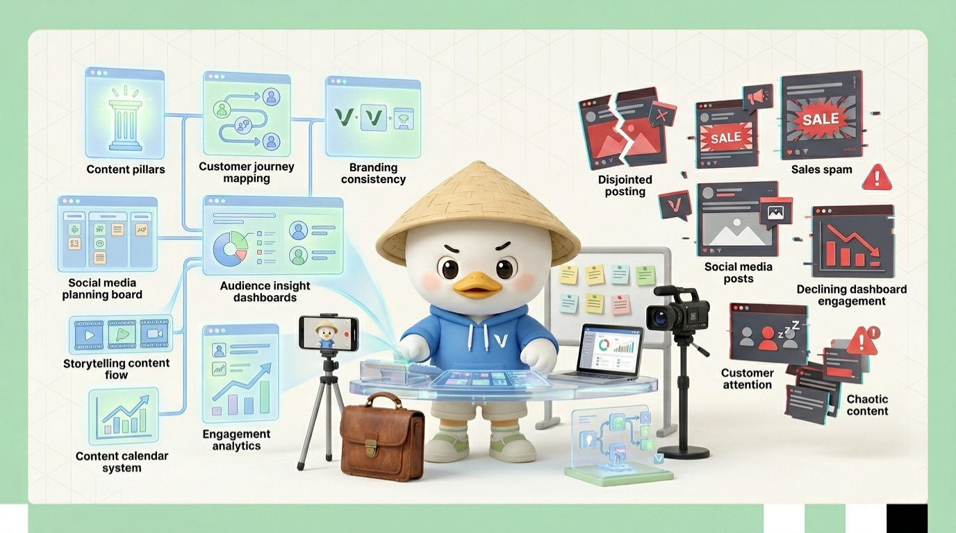 Content strategy cho thương hiệu giúp shop online xây dựng nội dung đúng định hướng và tăng khả năng chuyển đổi
